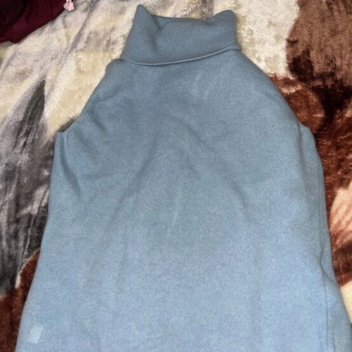 Turtleneck sweater United Colors of Benetton turquoise like new, women's XS