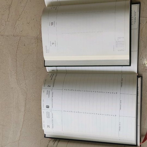 Vintage diaries used, pack of 3