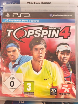 Top Spin 4 PS3 used tennis game