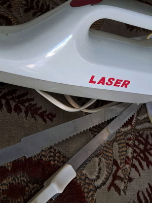 Ηλεκτρικό μαχαίρι Laser με διπλές οδοντωτές λεπίδες
