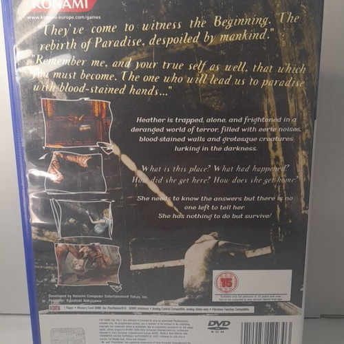 Silent Hill 3 PS2 like new, English edition with manual