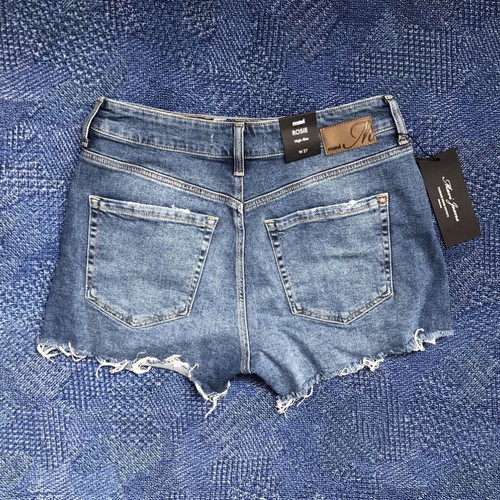 Mavi Roise Mid Short women's denim shorts new, size 28, blue