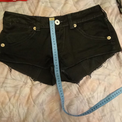 Replay short shorts size 30 like new, black, thin elastic fabric
