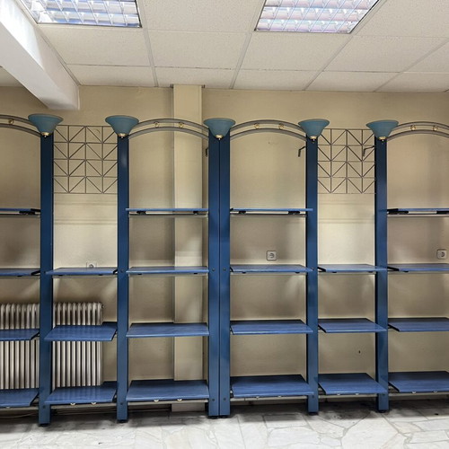 Professional Store Shelving System vintage 90s modular, like new, 5 units