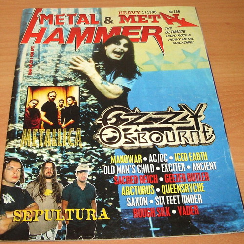 Περιοδικό Metal Hammer τεύχος 156, Ιανουάριος 1998