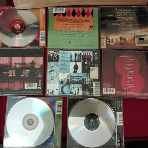 Music CD pack of 8 used, pop genre
