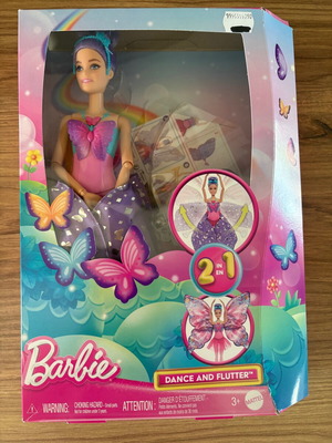 Barbie Dance and Flutter κούκλα σαν καινούργια, μπαλαρίνα και πεταλούδα 2σε1