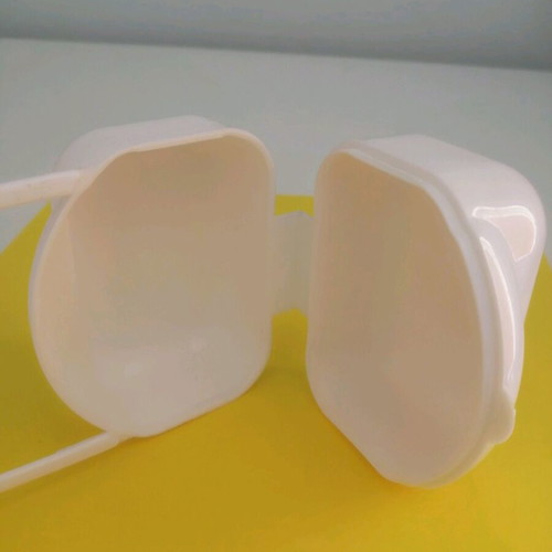 Plastic pacifier case used with Tweety design
