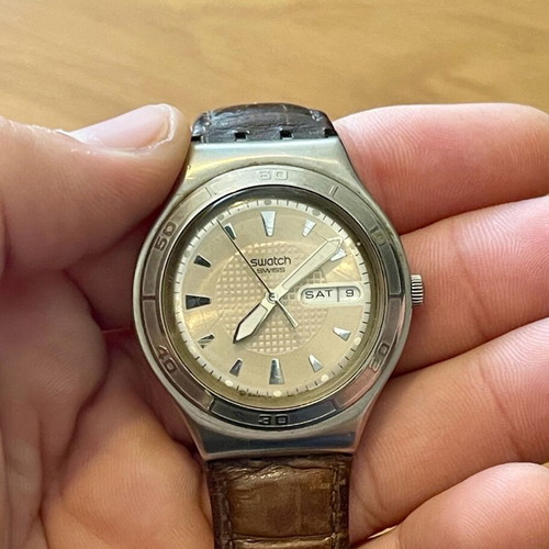 Swatch Irony Big (YGS738) watch used men's quartz