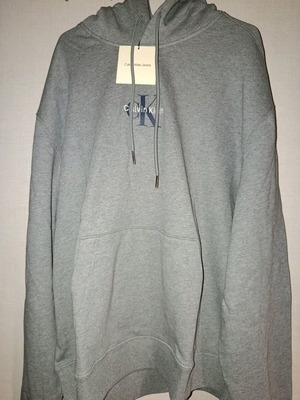 Calvin Klein hoodie new with tags, gray, size L