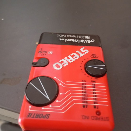 Portable stereo cassette player, collectible