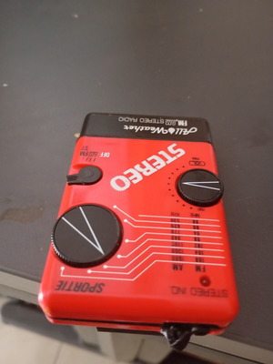 Portable stereo cassette player, collectible