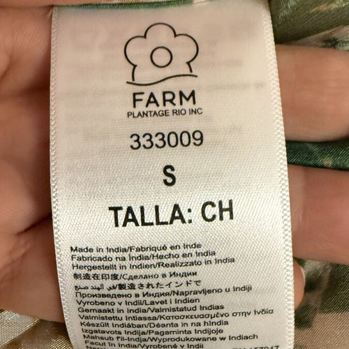 Farm Rio Tropical Isla One-Shoulder Jumpsuit size S new with tags