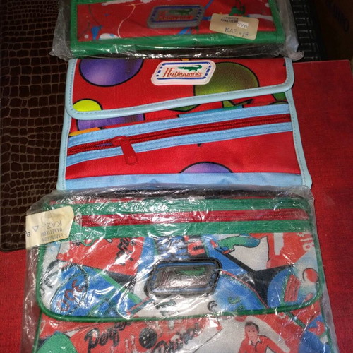 Hatzigiannis vintage pencil cases pack of 3, new