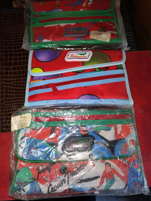 Hatzigiannis vintage pencil cases pack of 3, new