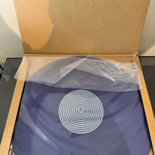 Acrylic Slipmat 12” neon μπλέ 3mm σαν καινούργιο για πικάπ