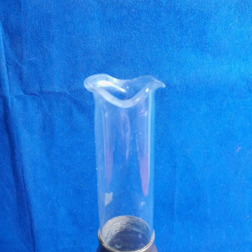 Brass pharmacy dosimeter used with glass in very good condition