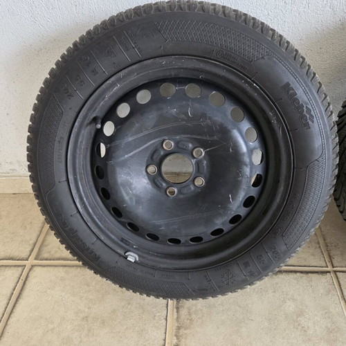 Kleber car tires 205 55 16 winter used, set of four without rims