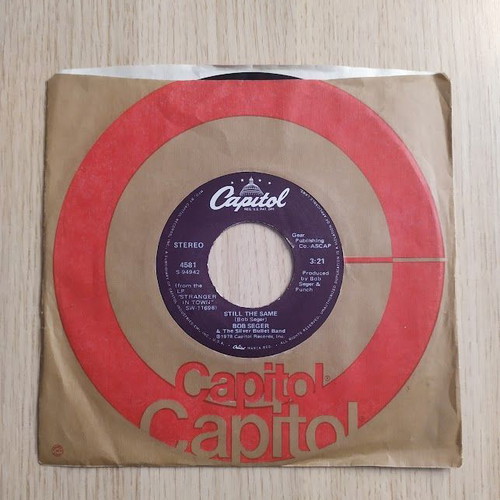 Vinyl 7'' 45rpm records used, pack of 40, foreign artists