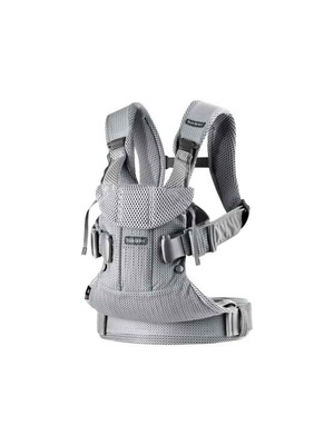BabyBjörn One 3D Mesh baby carrier used, silver