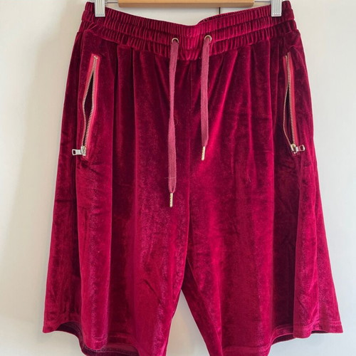 Rabone UK velvet wide bermuda shorts Medium like new