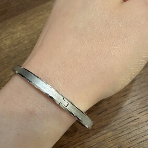 Handcuffs new stainless steel
