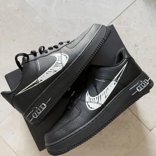 Nike Air Force 1 Low LV8 Utility sneakers size 46 brand new black and white