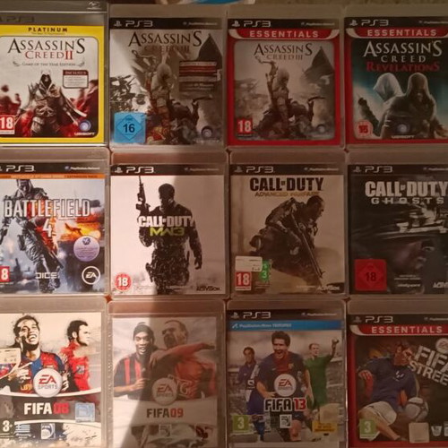 PlayStation 3 games like new, collection with manuals