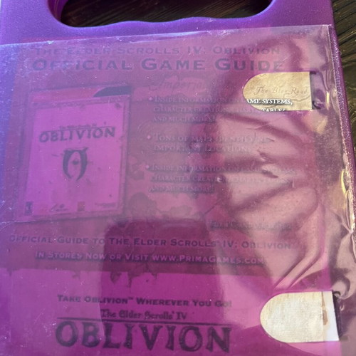 The Elder Scrolls IV Oblivion PC game used with original Cyrodiil map and extras