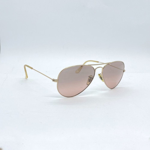 Ray-Ban Aviator RB3025 sunglasses used, pink and gold