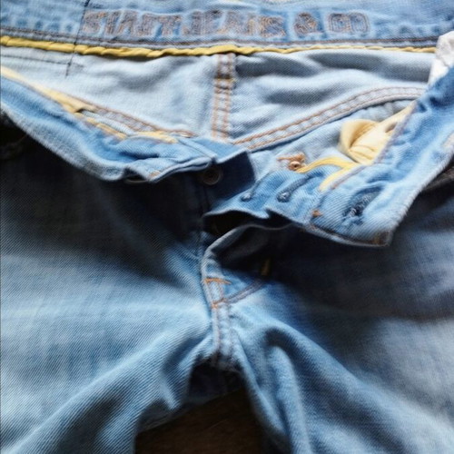 Staff Jeans W31L28 used, straight fit, 100% cotton, blue