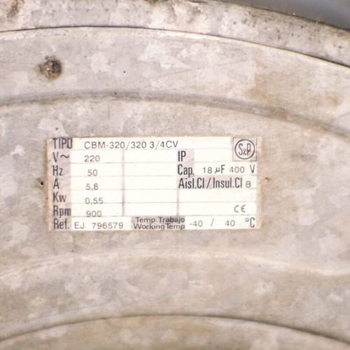 Store ventilation used, in good condition