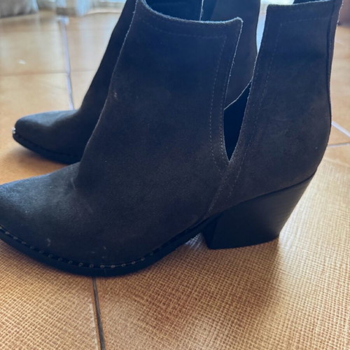 Tsakiris Mallas ankle boots used, suede dark gray size 37