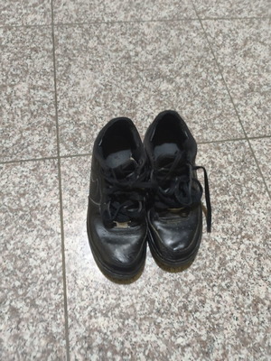 Nike Air Force sneakers used, size 39, black