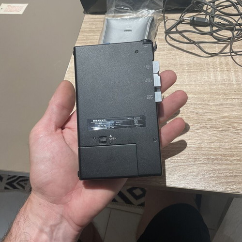 Sanyo M5550 Cassette Player like new, complete set from 1980