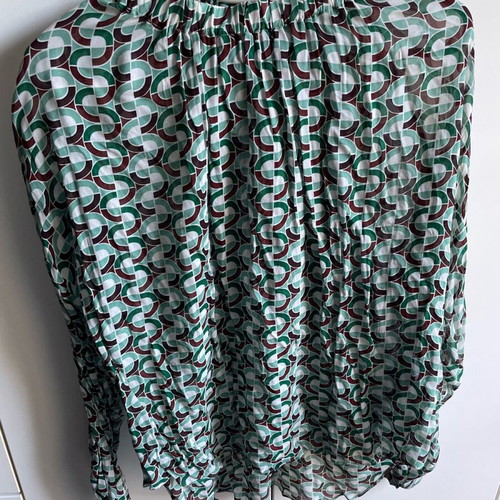 Zara XL blouse thin semi-transparent multicolor like new