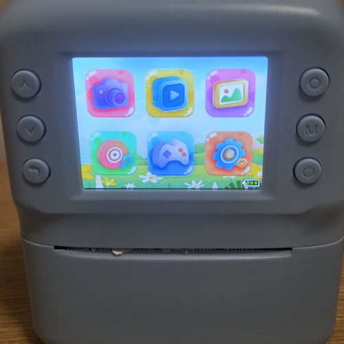 Children's digital instant camera with built-in thermal printer new