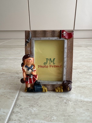Vintage children's pirate photo frame new