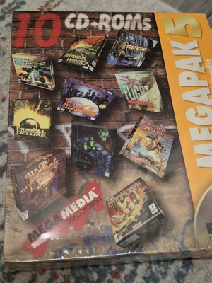 Megapak 5 Collectible Pack 10 CD-ROMs for PC new, factory sealed