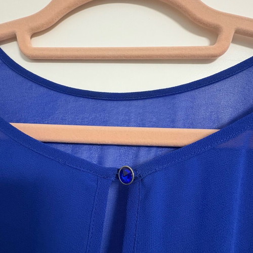 Coast maxi dress used, blue, size M