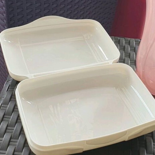 Tupperware small snack box 600 ml, orange