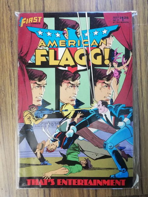 Comics American Flagg μεταχειρισμένο, First Comics τεύχος 31