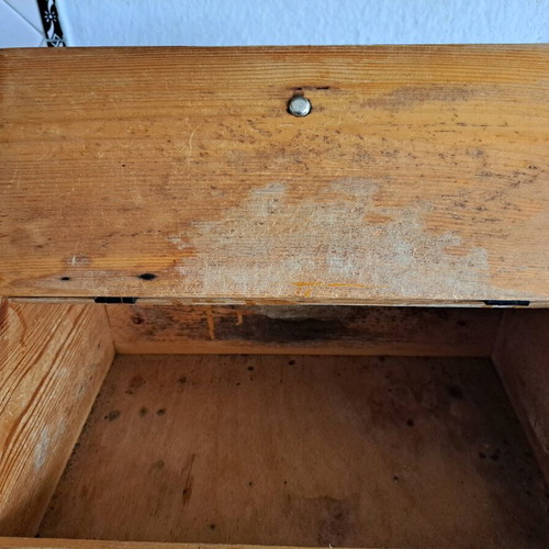 Vintage wooden bread box like new