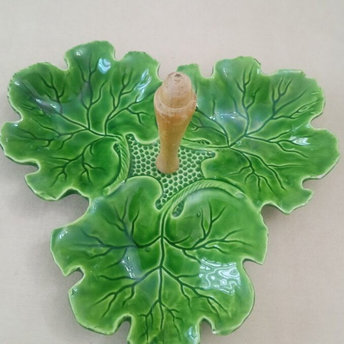 Serving platter with three compartments used