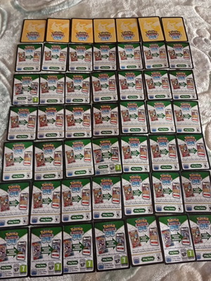 Qr codes unused, pack of 49 for Pokemon TCG Live