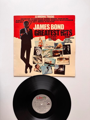 James Bond Greatest Hits LP used, Greek edition 1982, classic