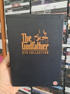 The Godfather DVD συλλογή τριλογία σαν καινούργιο με αγγλικούς υπότιτλους