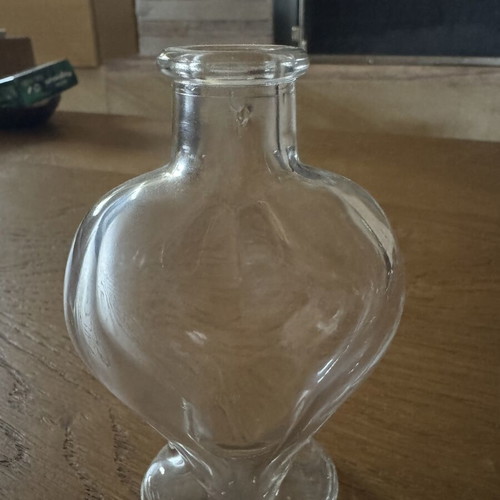 Heart-shaped glass jars, set of 8