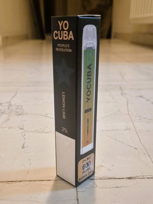 Yo Cuba Disposable Vape Lemon & Lime 600 puffs new