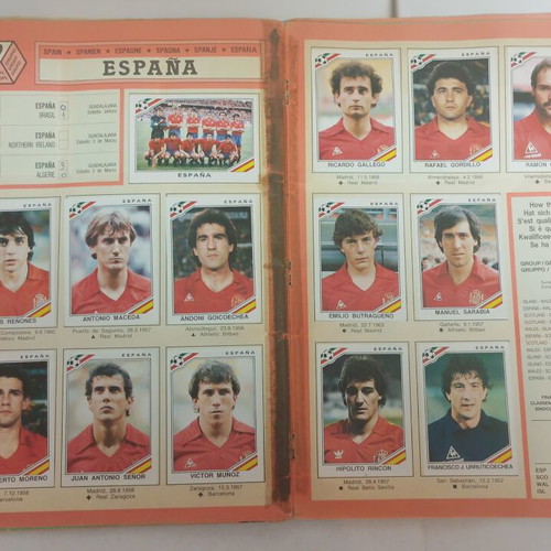 Panini World Cup 1986 Football Album used, complete